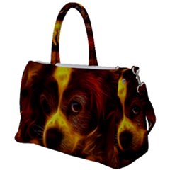 Cute 3d Dog Duffel Travel Bag by Ket1n9