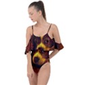 Cute 3d Dog Drape Piece Swimsuit View1