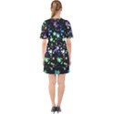 Christmas Star Gloss Lights Light Sixties Short Sleeve Mini Dress View2