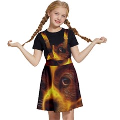 Cute 3d Dog Kids  Apron Dress by Ket1n9