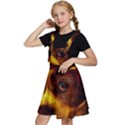 Cute 3d Dog Kids  Apron Dress View2