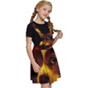 Cute 3d Dog Kids  Apron Dress View3