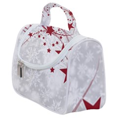 Christmas Star Snowflake Satchel Handbag by Ket1n9