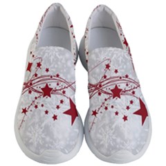 Christmas Star Snowflake Women s Lightweight Slip Ons by Ket1n9