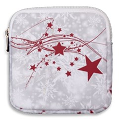 Christmas Star Snowflake Mini Square Pouch by Ket1n9