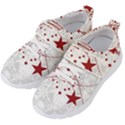 Christmas Star Snowflake Kids  Velcro Strap Shoes View2