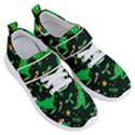 Christmas Funny Pattern Dinosaurs Women s Velcro Strap Shoes View3