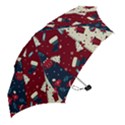 Flat Design Christmas Pattern Collection Art Mini Folding Umbrellas View2