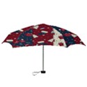 Flat Design Christmas Pattern Collection Art Mini Folding Umbrellas View3