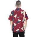 Flat Design Christmas Pattern Collection Art Men s Hawaii Shirt View2