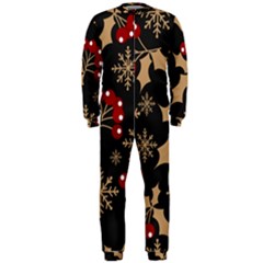 Dinosaur Colorful Funny Christmas Pattern Onepiece Jumpsuit (men) by Ket1n9