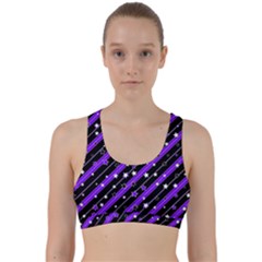 Christmas Paper Star Texture Back Weave Sports Bra by Ket1n9