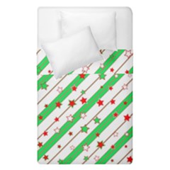 Christmas Paper Stars Pattern Texture Background Colorful Colors Seamless Duvet Cover Double Side (single Size) by Ket1n9