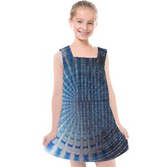 Data Computer Internet Online Kids  Cross Back Dress by Ket1n9