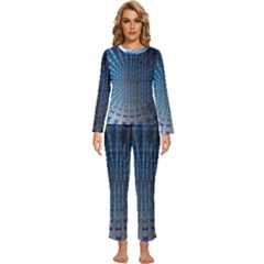 Data Computer Internet Online Womens  Long Sleeve Lightweight Pajamas Set by Ket1n9