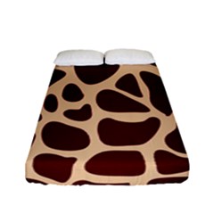 Animal Print Girraf Patterns Fitted Sheet (full/ Double Size) by Ket1n9