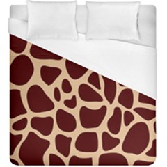 Animal Print Girraf Patterns Duvet Cover (king Size) by Ket1n9