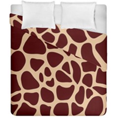 Animal Print Girraf Patterns Duvet Cover Double Side (california King Size) by Ket1n9