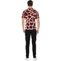 Animal Print Girraf Patterns Men s Short Sleeve Rash Guard View2