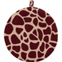 Animal Print Girraf Patterns Round Trivet View1