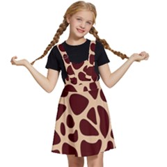 Animal Print Girraf Patterns Kids  Apron Dress by Ket1n9