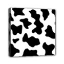 Animal Print Black And White Black Mini Canvas 6  x 6  (Stretched) View1