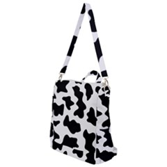 Animal Print Black And White Black Crossbody Backpack by Ket1n9