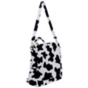 Animal Print Black And White Black Crossbody Backpack View2