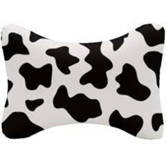 Animal Print Black And White Black Seat Head Rest Cushion by Ket1n9