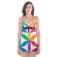 Heart Energy Medicine Skater Dress Swimsuit by Ket1n9