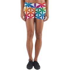 Heart Energy Medicine Yoga Shorts by Ket1n9