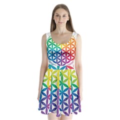 Heart Energy Medicine Split Back Mini Dress  by Ket1n9