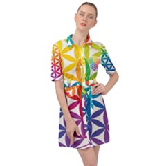 Heart Energy Medicine Belted Shirt Dress by Ket1n9