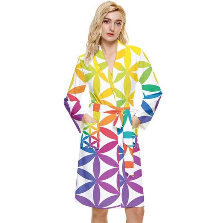 Heart Energy Medicine Long Sleeve Velvet Robe