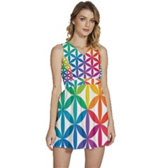 Heart Energy Medicine Sleeveless High Waist Mini Dress by Ket1n9