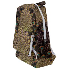 Peacock Feathers Wheel Plumage Travelers  Backpack by Ket1n9