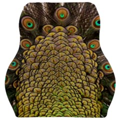 Peacock Feathers Wheel Plumage Car Seat Velour Cushion  by Ket1n9