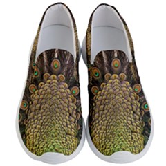 Peacock Feathers Wheel Plumage Men s Lightweight Slip Ons by Ket1n9