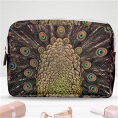 Peacock Feathers Wheel Plumage Make Up Pouch (medium) by Ket1n9