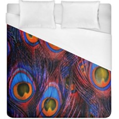 Pretty Peacock Feather Duvet Cover (king Size) by Ket1n9