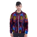 Pretty Peacock Feather Men s Windbreaker View1