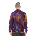 Pretty Peacock Feather Men s Windbreaker View2