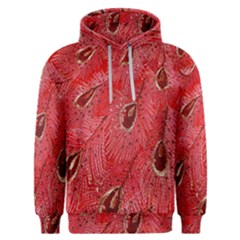 Red Peacock Floral Embroidered Long Qipao Traditional Chinese Cheongsam Mandarin Men s Overhead Hoodie by Ket1n9