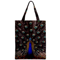 Peacock Zipper Classic Tote Bag by Ket1n9