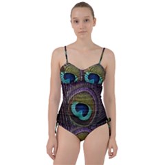 Peacock Feather Sweetheart Tankini Set by Ket1n9