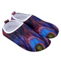 Pretty Peacock Feather Men s Sock-Style Water Shoes View3