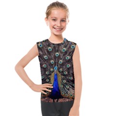 Peacock Kids  Mesh Tank Top by Ket1n9