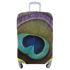 Peacock Feather Luggage Cover (medium) by Ket1n9