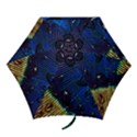 Peacock Feather Retina Mac Mini Folding Umbrellas View1