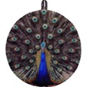 Peacock Round Trivet View1